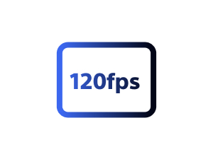 Até 120FPS com saída de 120HZ